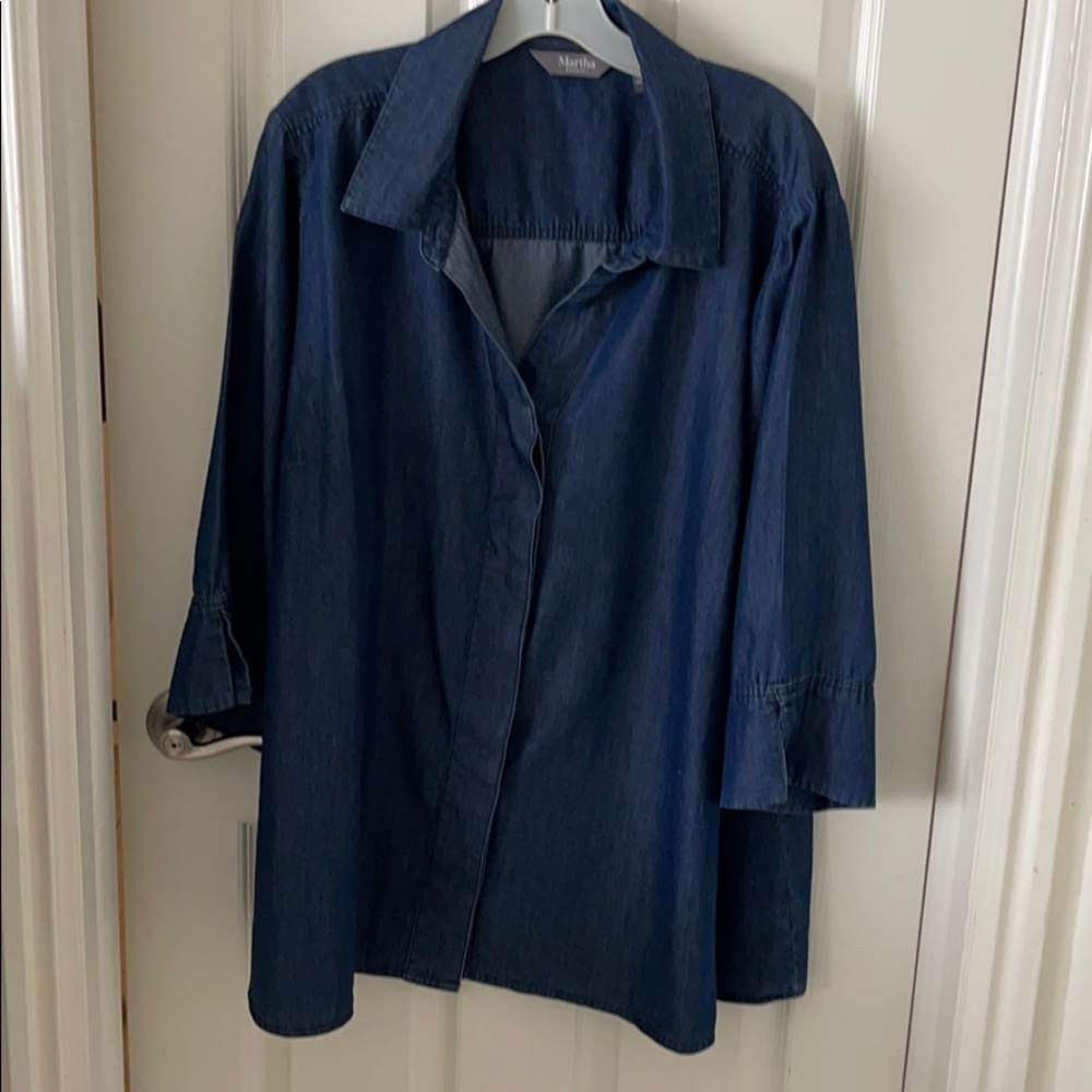 Chambray tunic